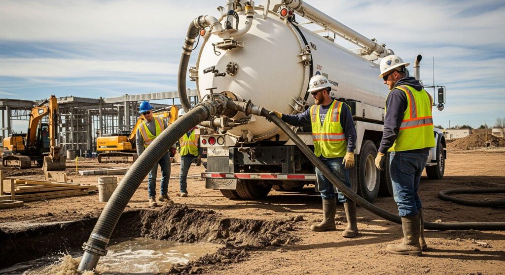 Experts working with Hydrovac.